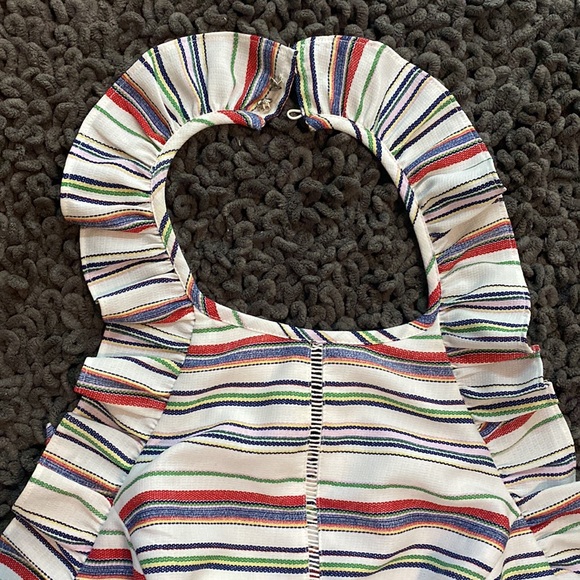 Aura Striped Ruffle Shorts Set - Picture 7 of 7